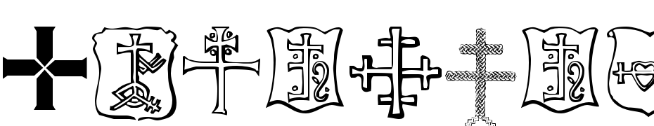 Christian Crosses IV Yazı tipi ücretsiz indir